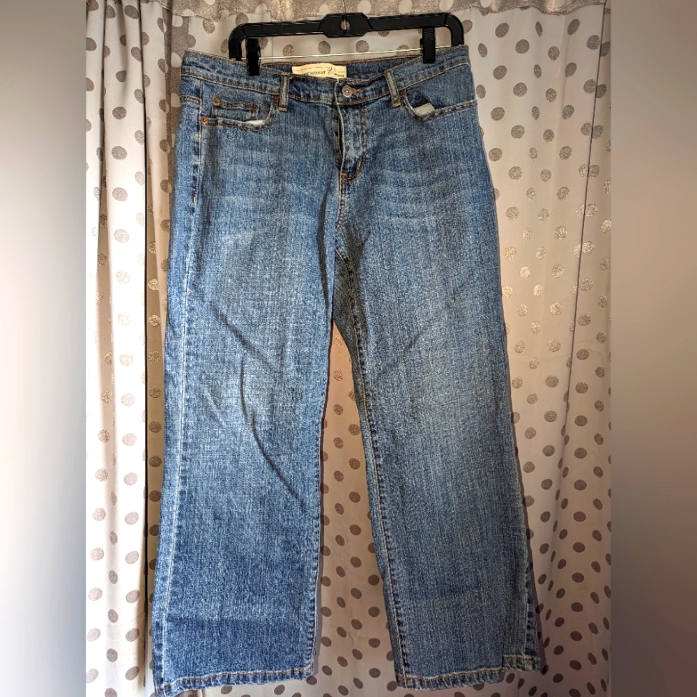 VENEZIA Low-Rise Bootcut Classic Blue Jeans 14P